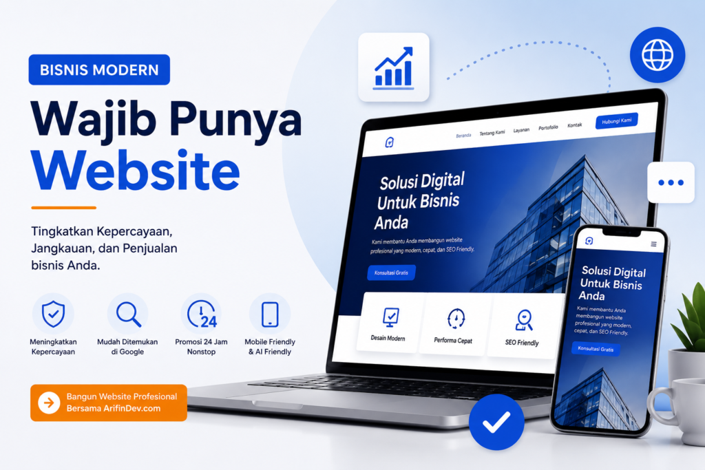 Mengapa Bisnis Modern Wajib Memiliki Website Profesional?