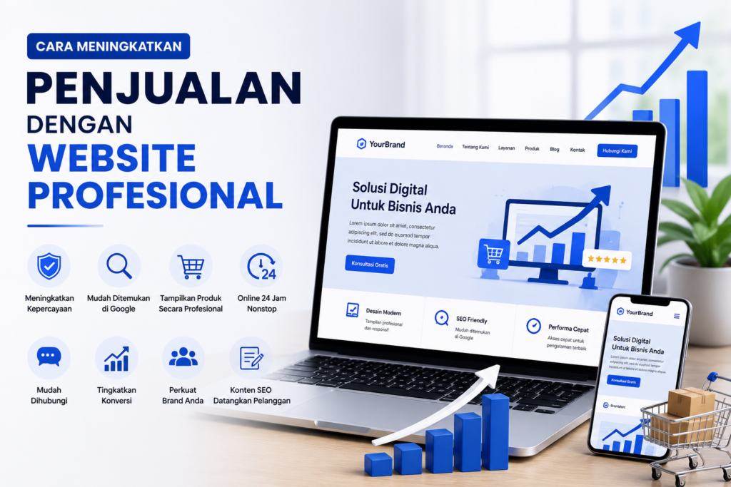 Cara Meningkatkan Penjualan dengan Website Profesional